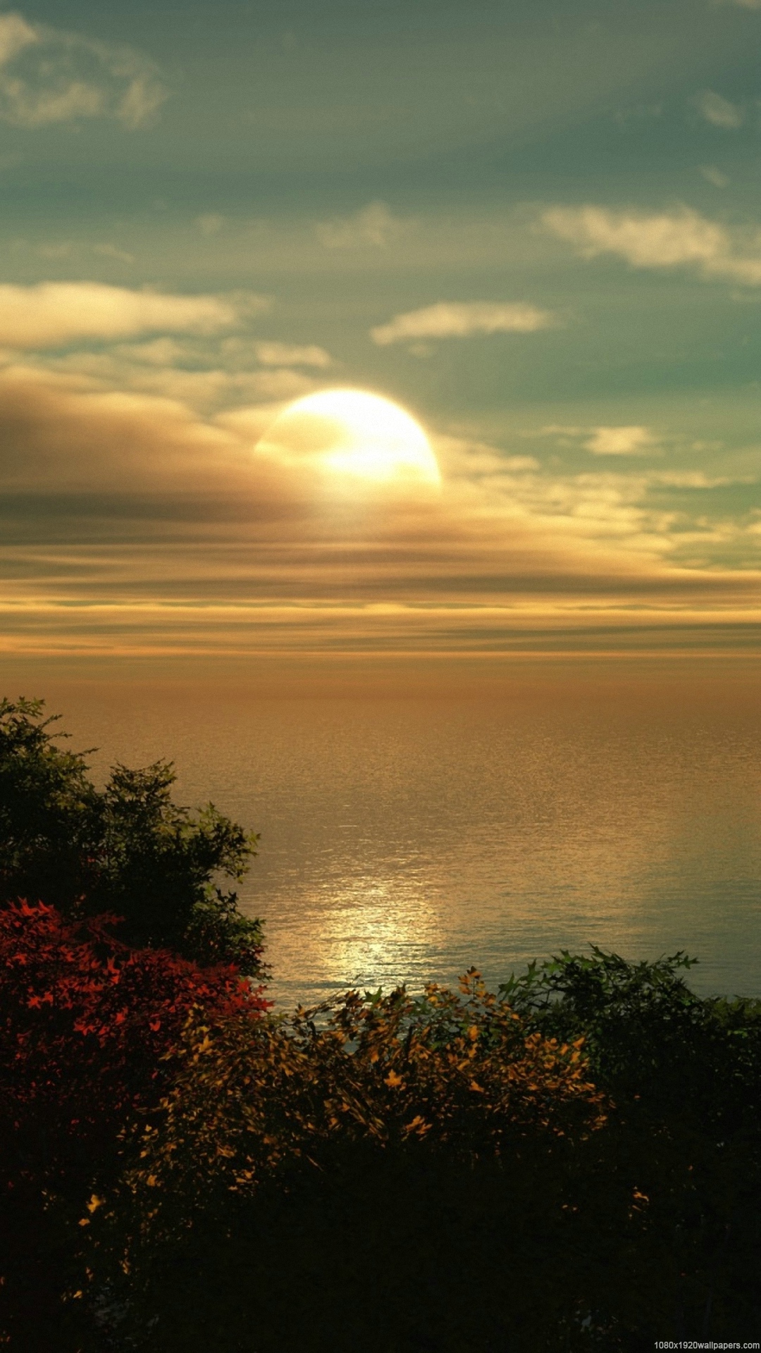 1080x1920 Sea Sunset Wallpapers HD