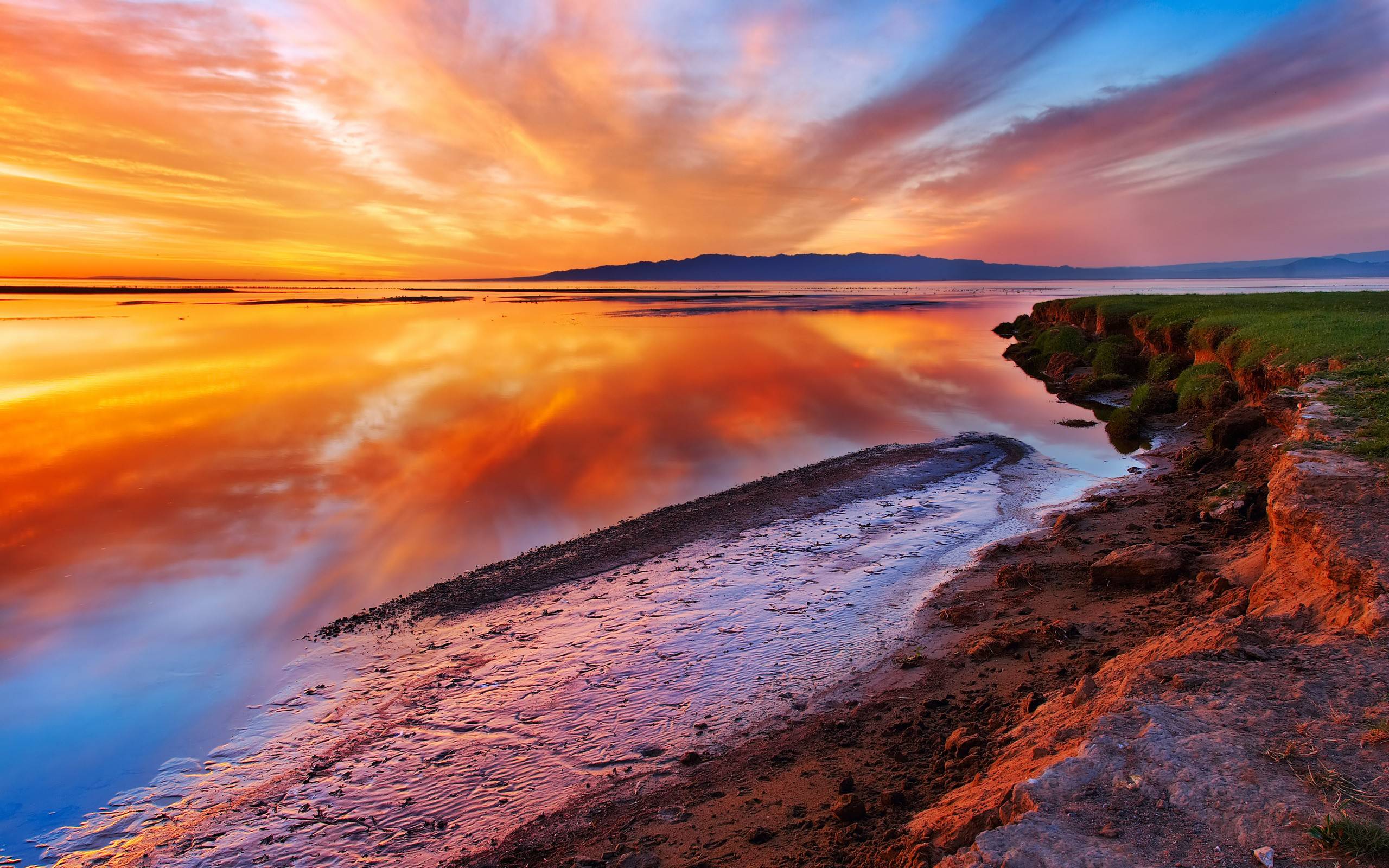 Sunset landscapes nature reflection beautiful wallpaper - (#20688 ...