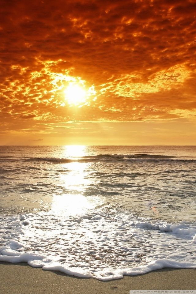 Seaside Sunset HD desktop wallpaper : High Definition : Fullscreen ...