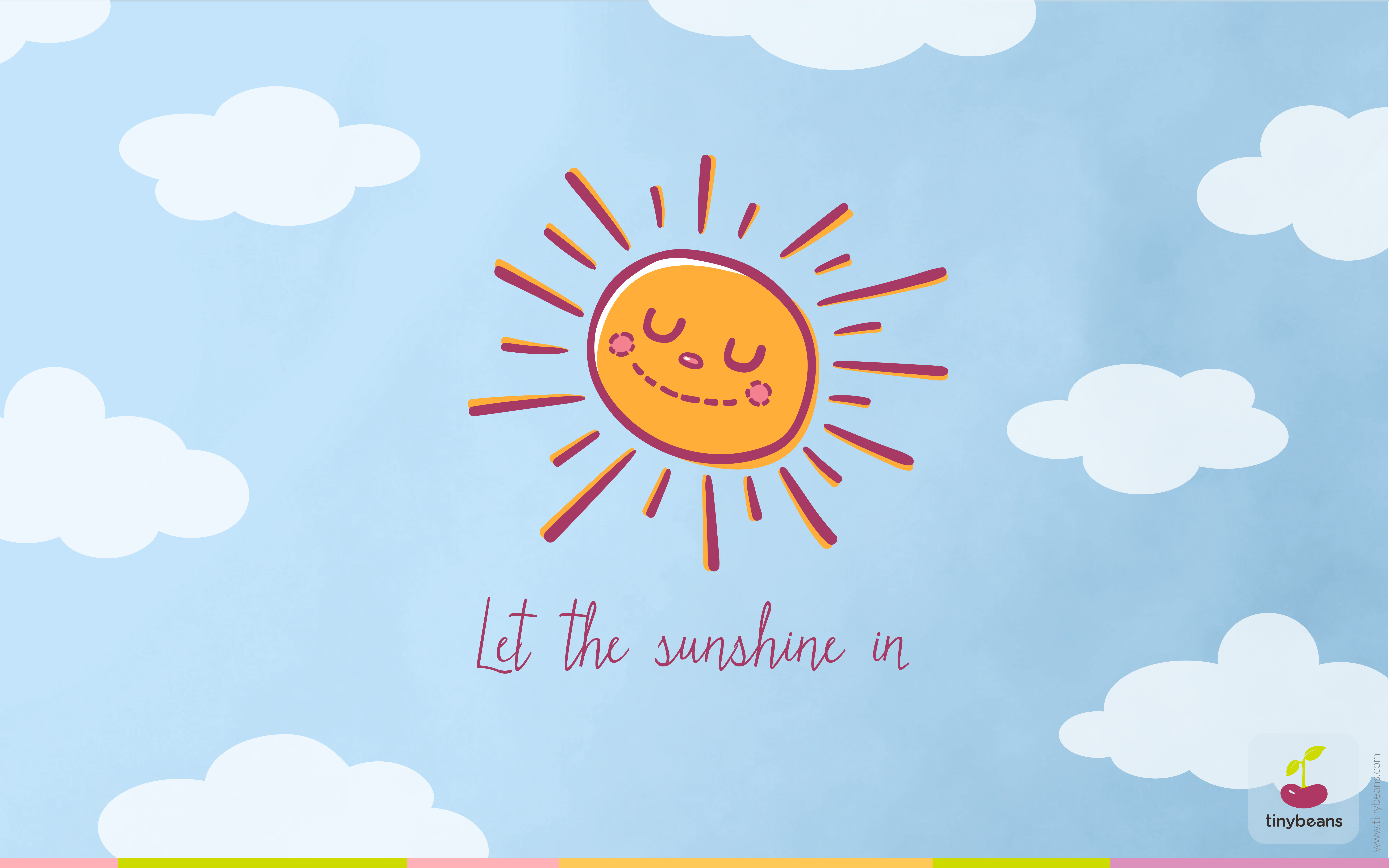 Let the sunshine in this August | Tinybeans