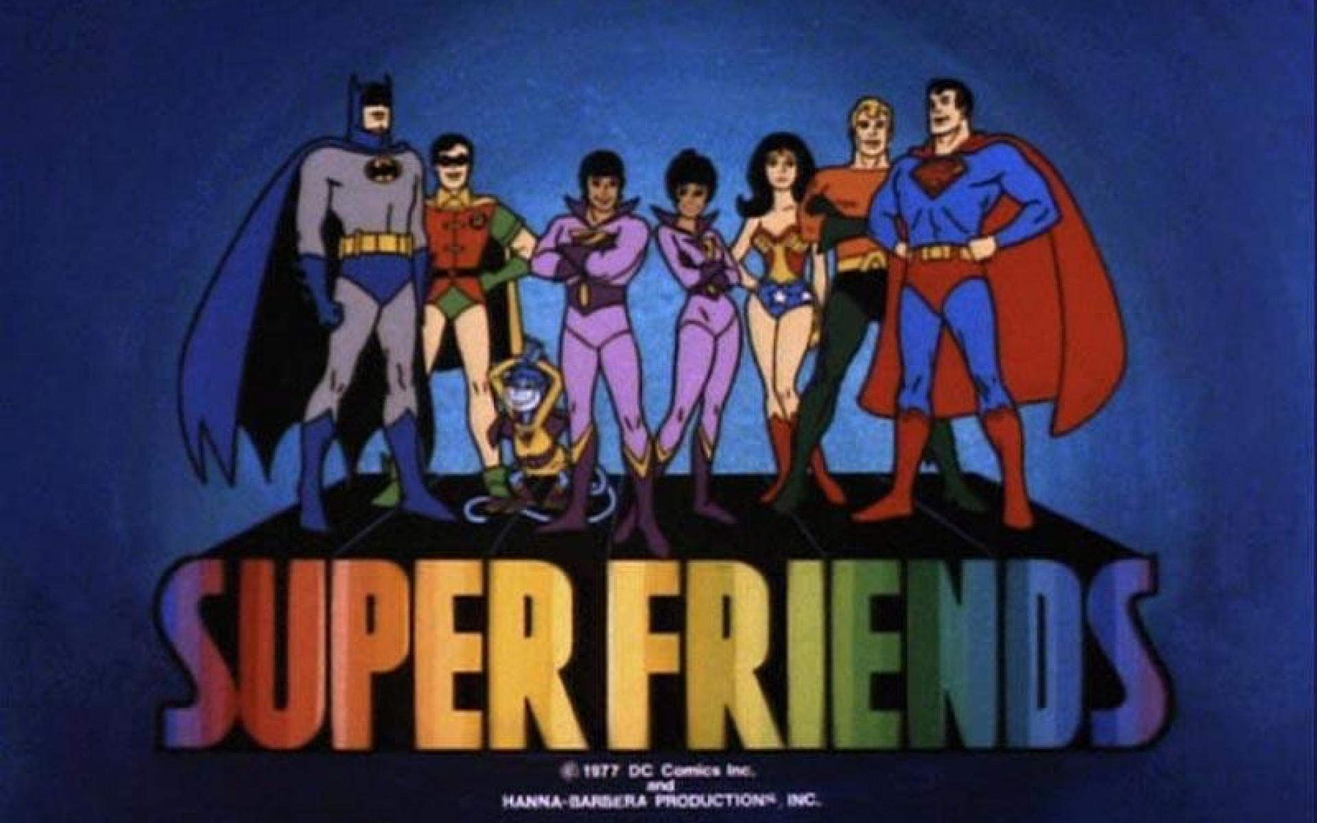 Old school super friends - - High Quality and Resolution