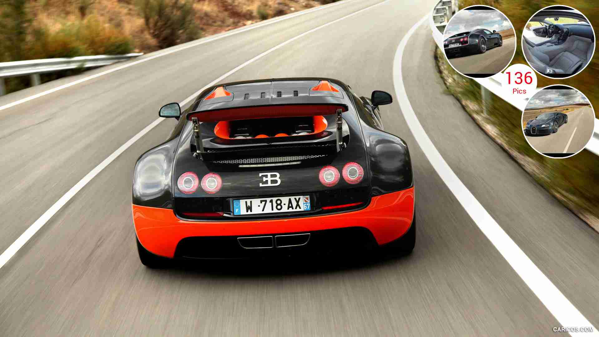 Bugatti Veyron Super Sport - Orange & Black | HD Wallpaper #45 ...