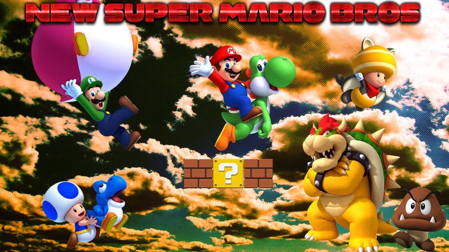 New Super Mario Bros U Wallpaper by candcinaba on DeviantArt