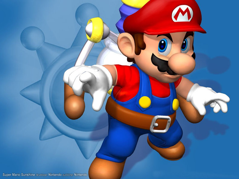 Dan Dare.org - Super Mario Sunshine Wallpaper 800 x 600 Pixels