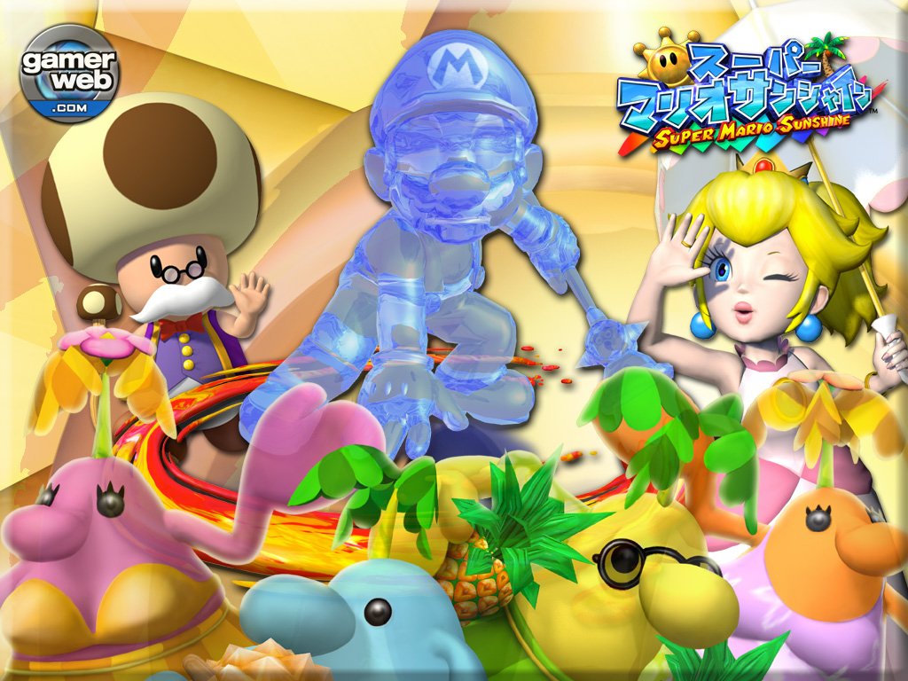 My Free Wallpapers - Games Wallpaper : Super Mario Sunshine