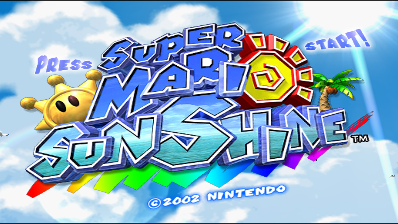1360x768 / Super Mario Sunshine (U)(RARE) ROM / ISO Download for GameCube ....