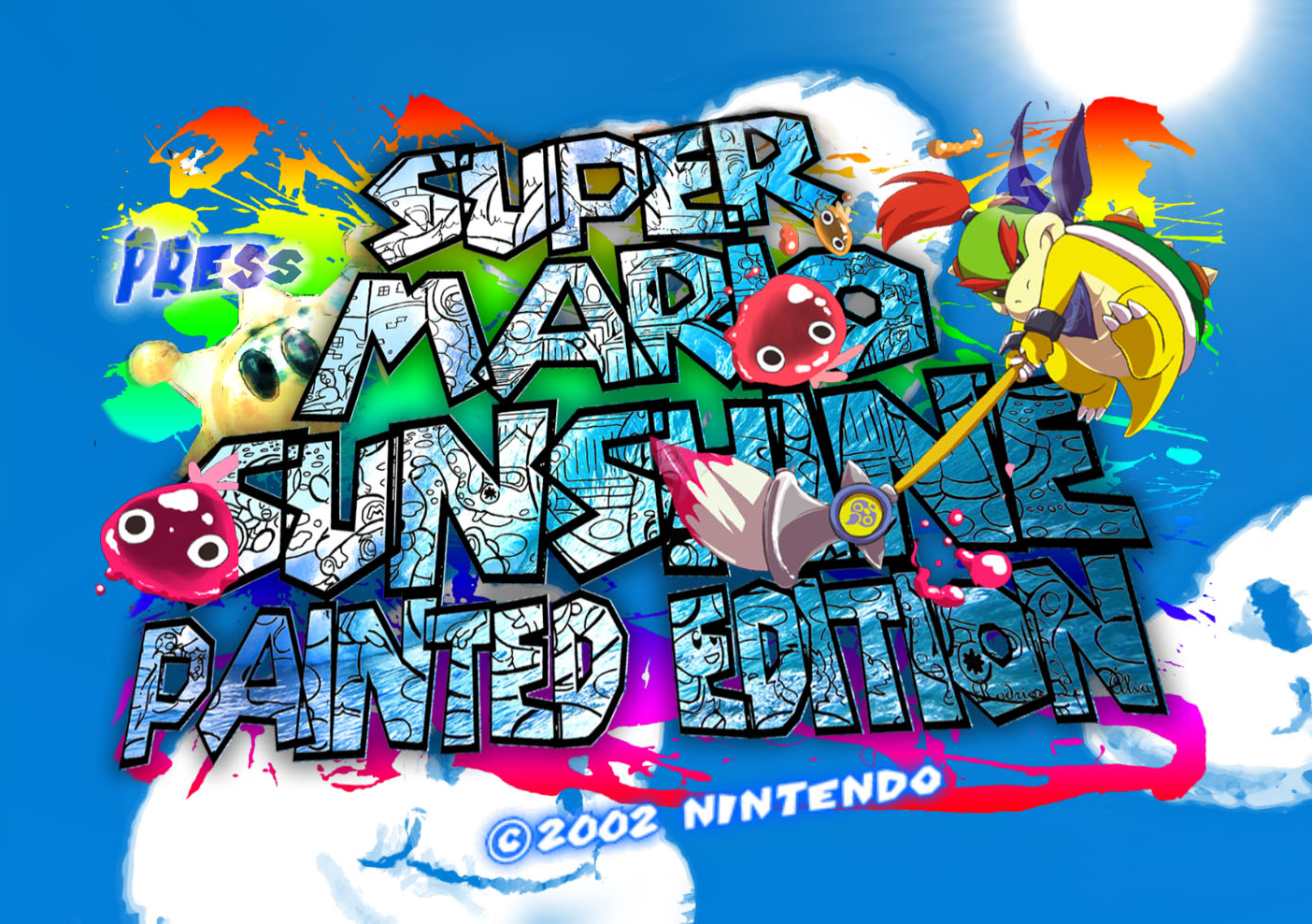 Super Mario Sunshine Painted Edition Wallpaper - Super Mario