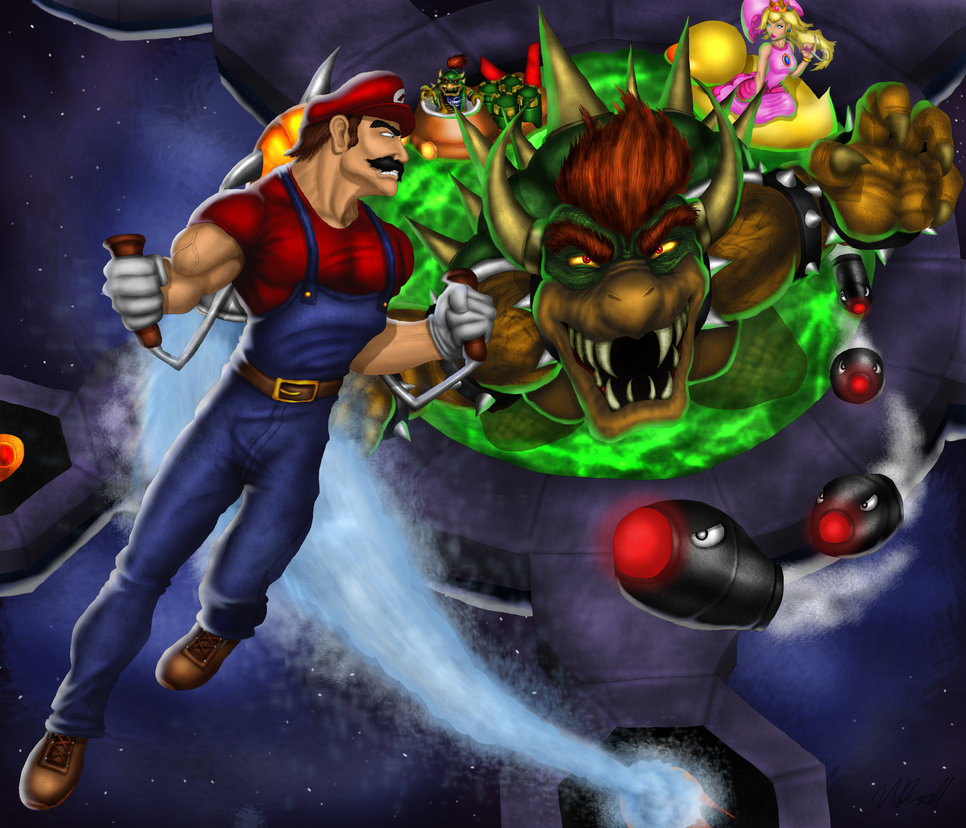 Super Mario Sunshine: Final Bowser Battle by Tycony23 on DeviantArt