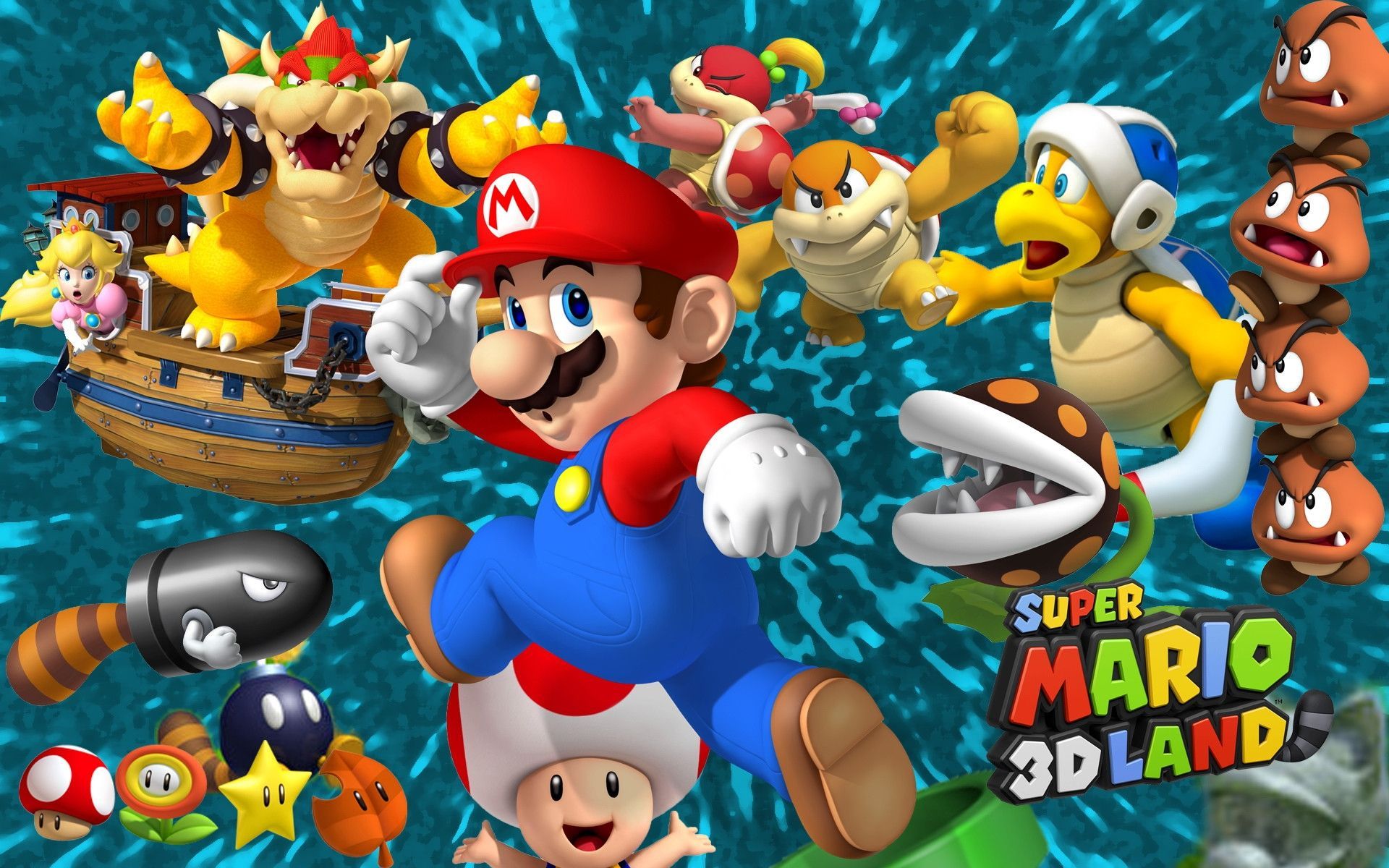 Awesome Super Mario Poster Wallpaper Picture #1372 Wallpaper ...