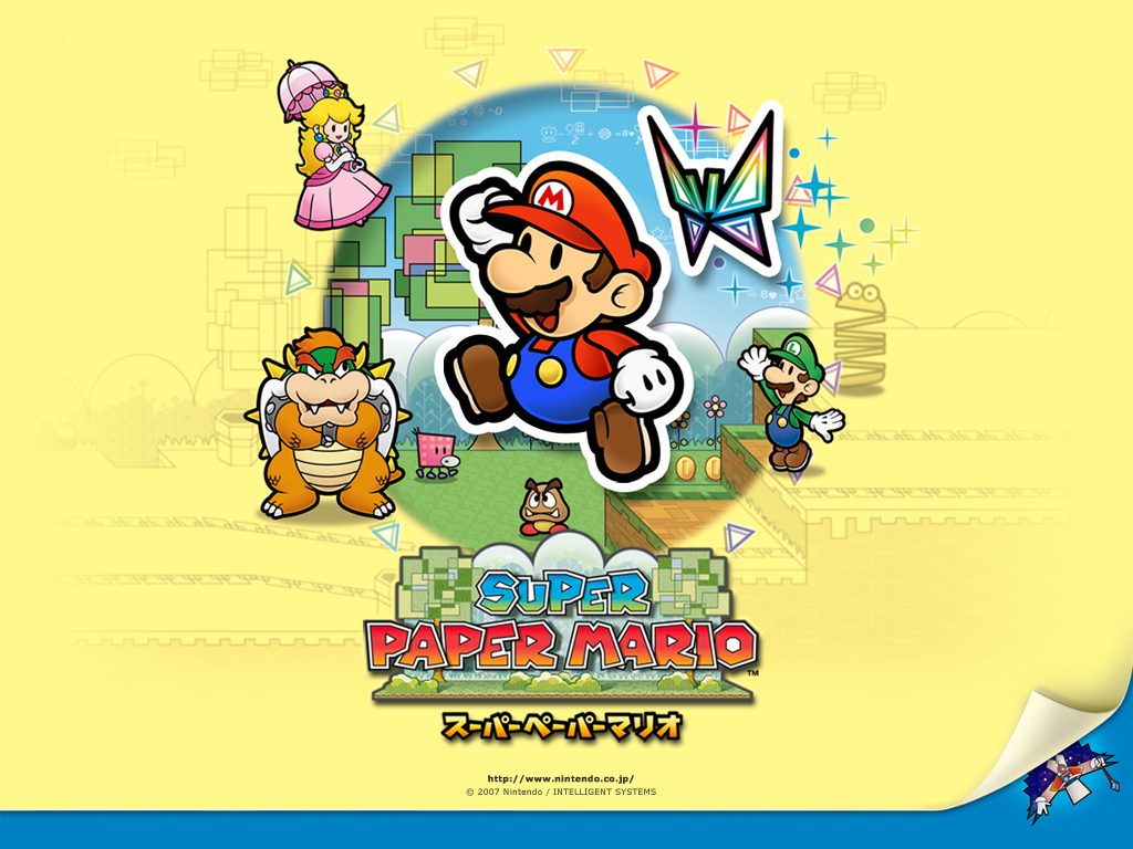 Super Paper Mario - Mario Wallpaper 5599053 - Fanpop