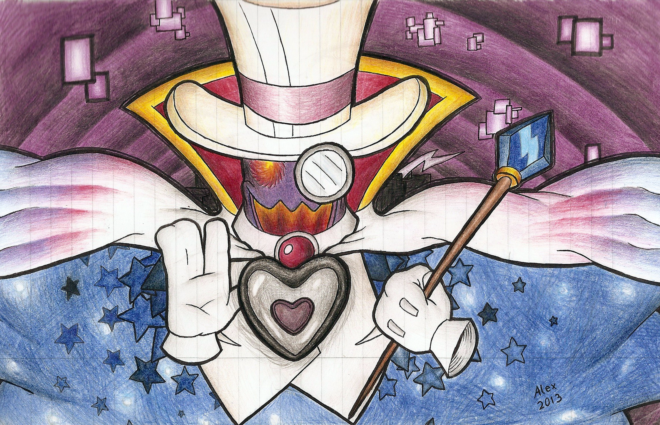 Count Bleck Super Paper Mario - Wallpaper by V1rtualB0y