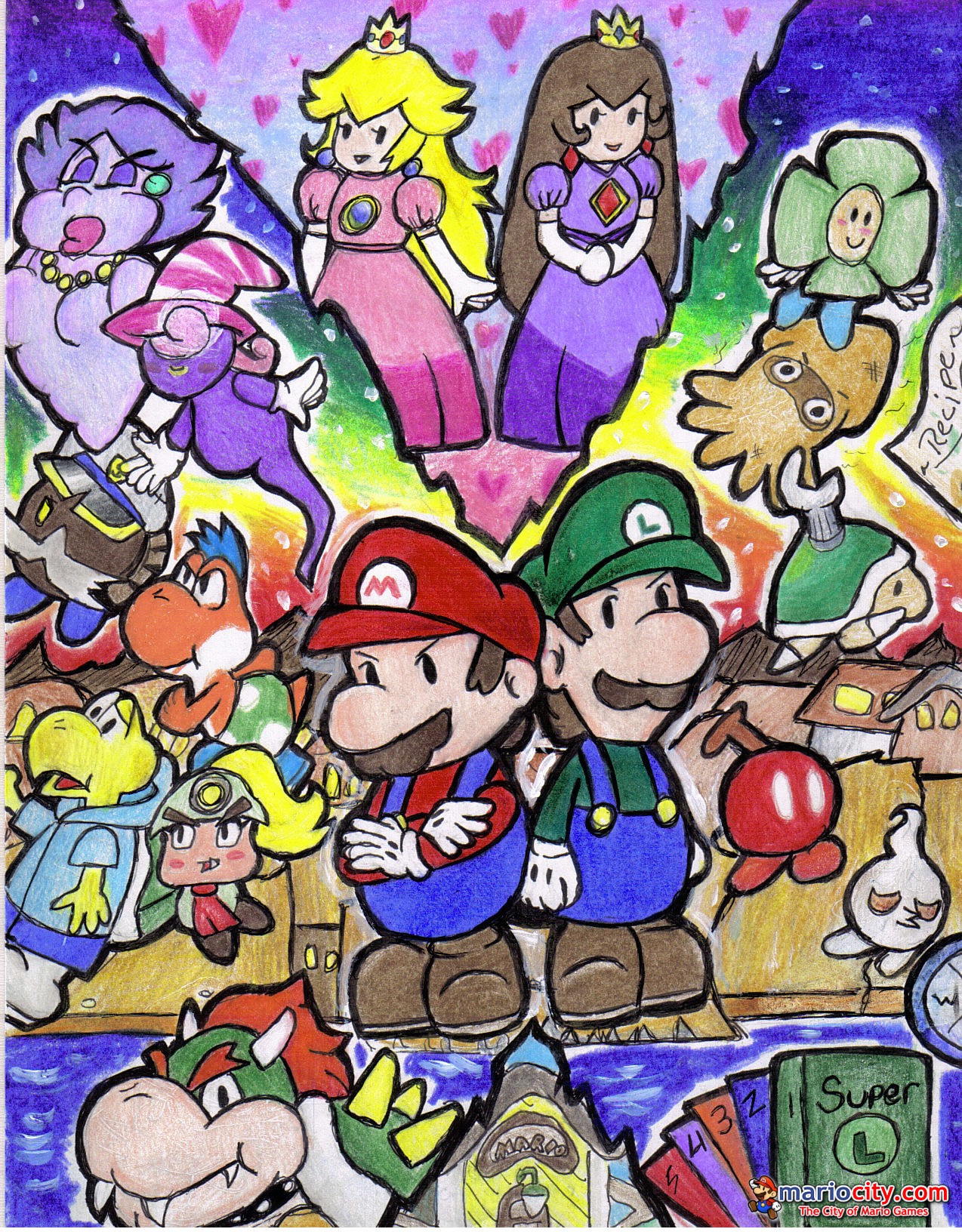 Super Paper Mario Wallpapers Group (77+)
