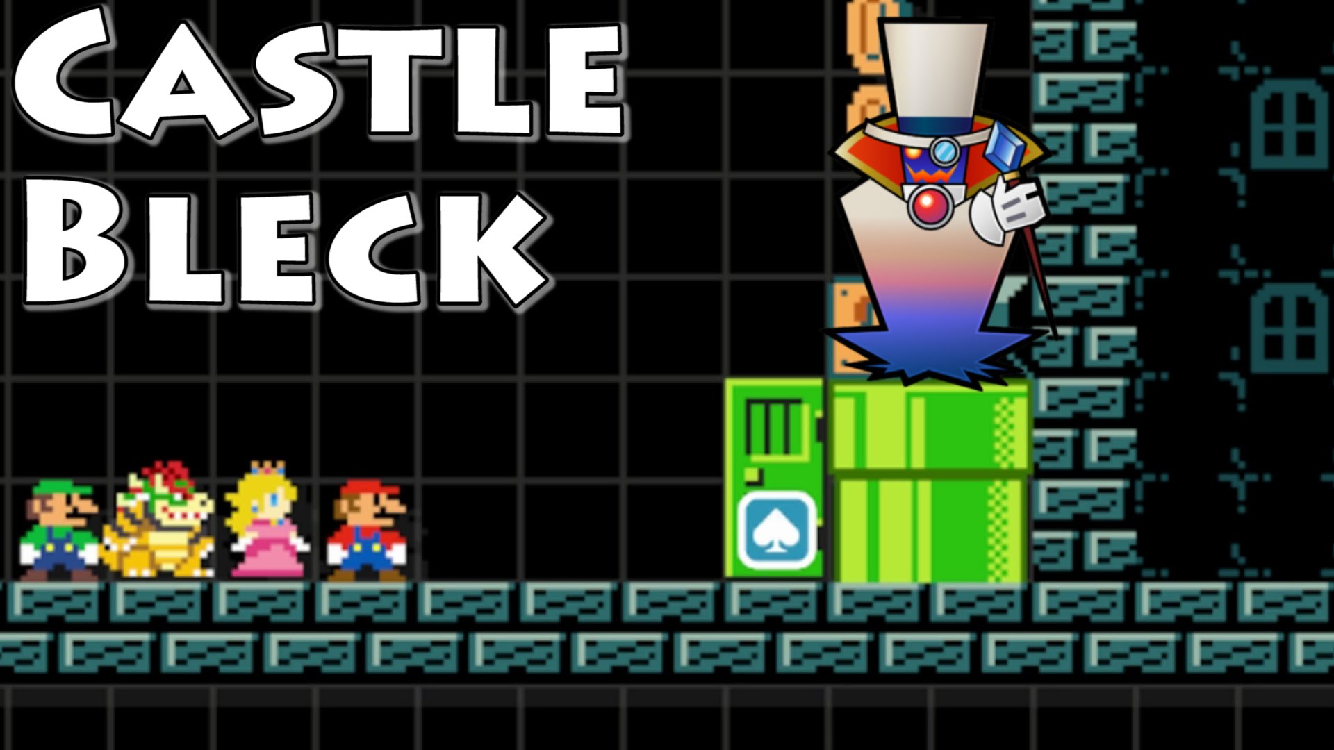 Super Mario Maker - Castle Bleck (Super Paper Mario) - YouTube