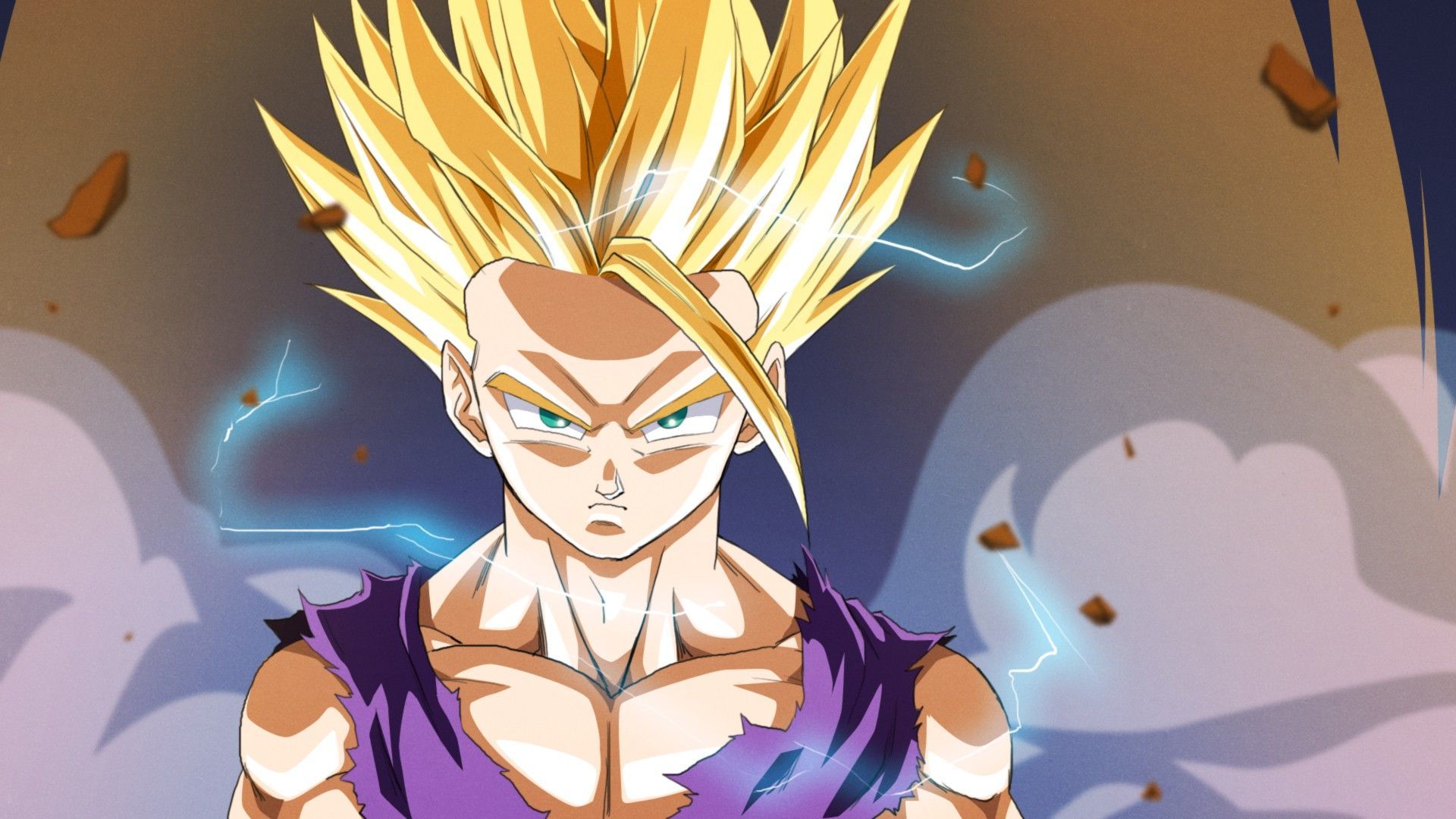 Super Saiyan 2 Gohan & Super Saiyan Vegeta Wallpaper : r/DragonballLegends