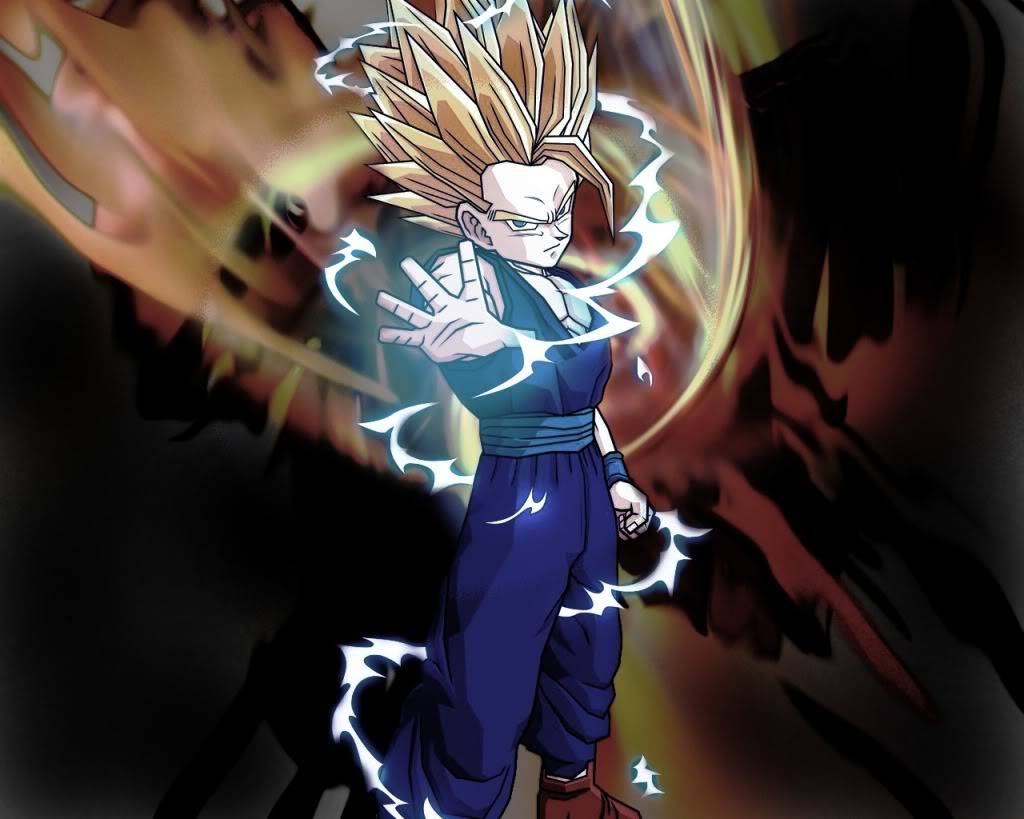 Download Gohan Super Saiyan 2 Kamehameha Wave Wallpaper