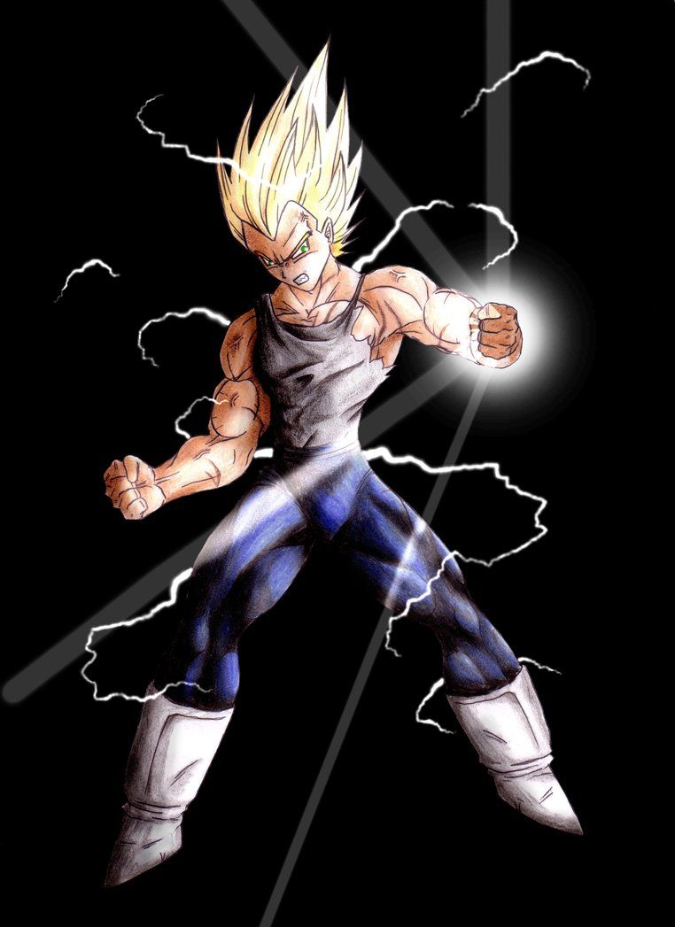 DRAGON BALL Z WALLPAPERS vegeta super saiyan 2