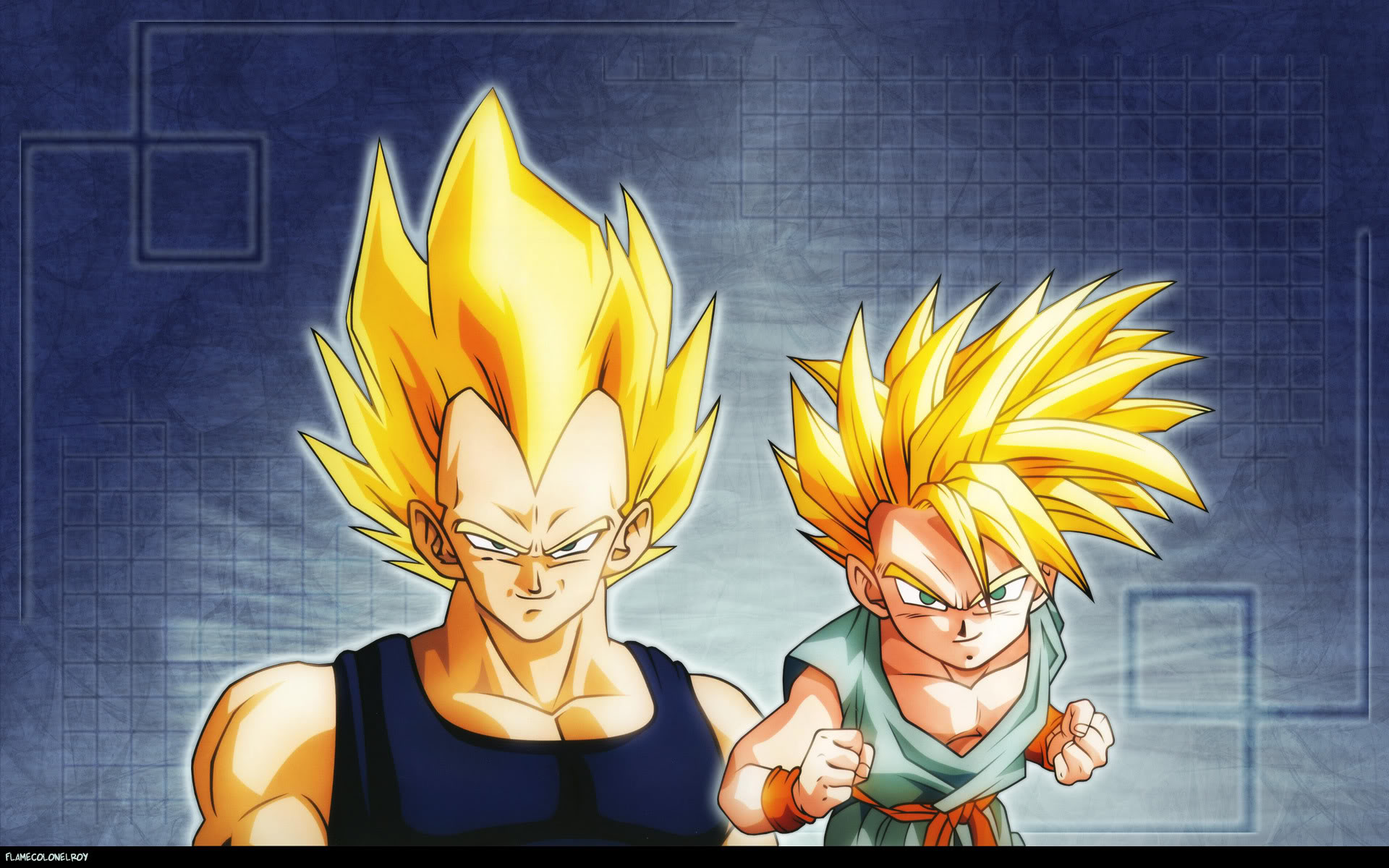 Wallpaper Vegeta and Trunks by Dony910 on DeviantArt