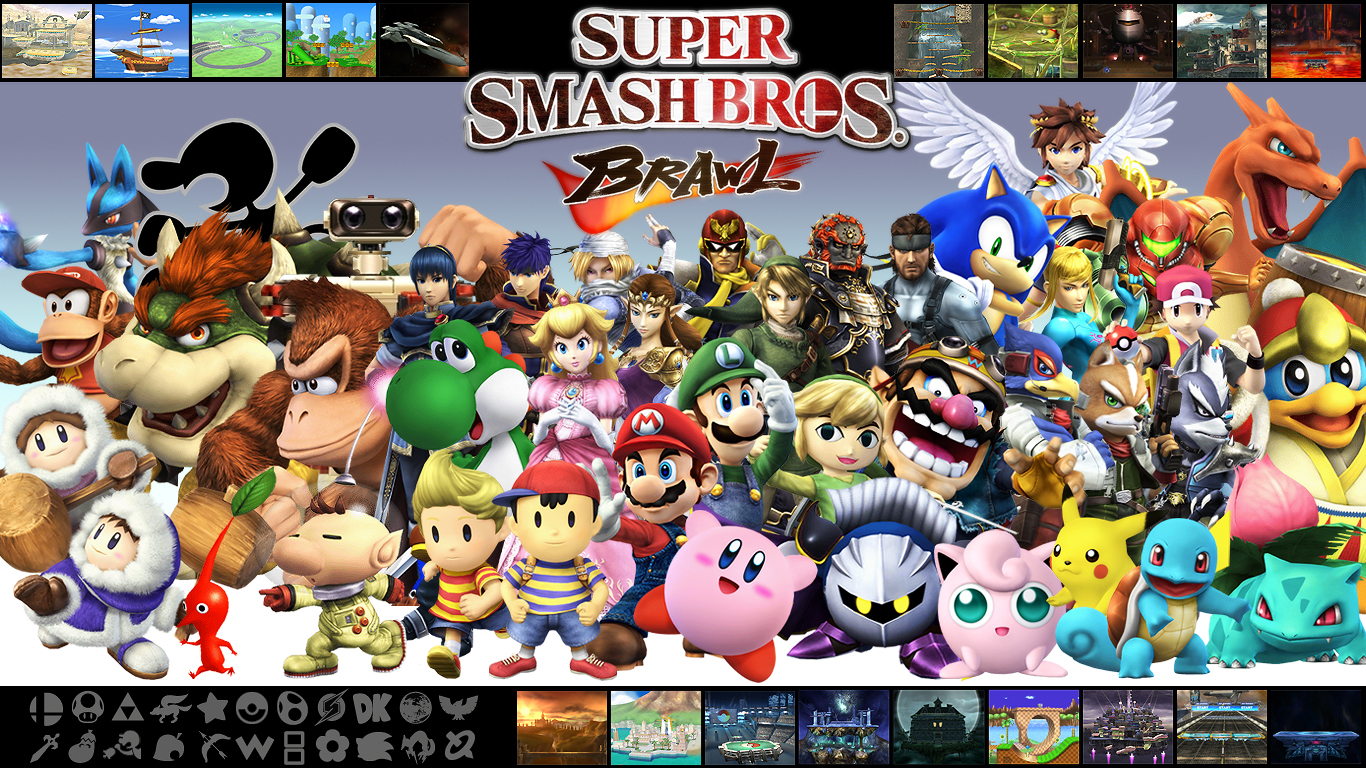 339712 Super Smash Bros Brawl Backgrounds
