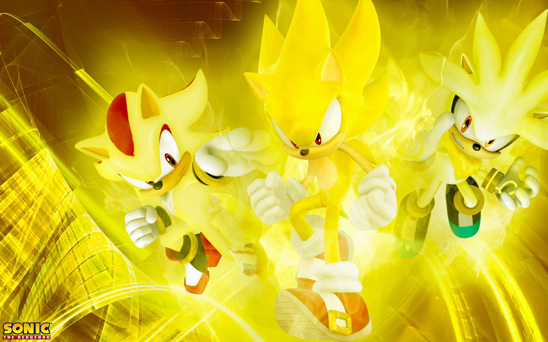 Download Hyper Sonic Fanart Wallpaper