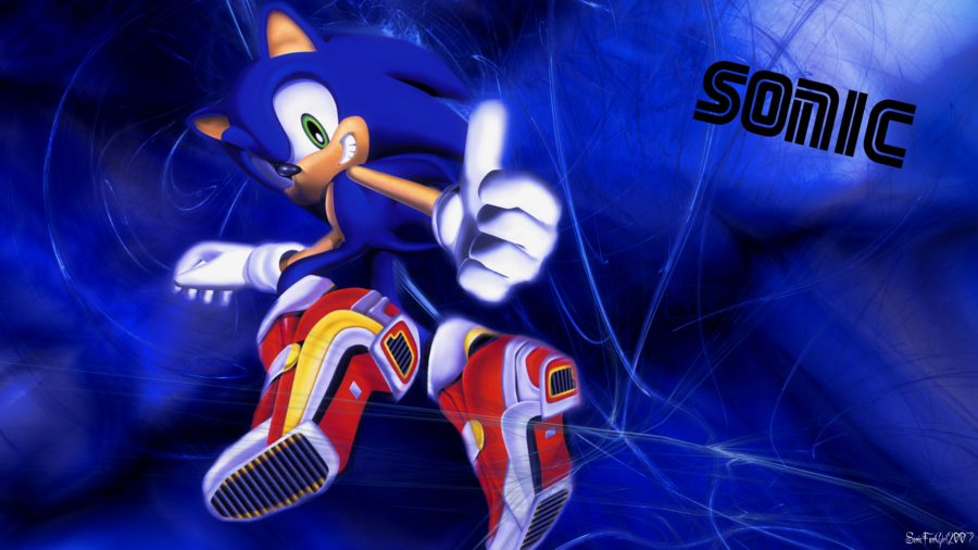 Sonic the Hedgehog Wallpaper by Starlight-Sonic on DeviantArt