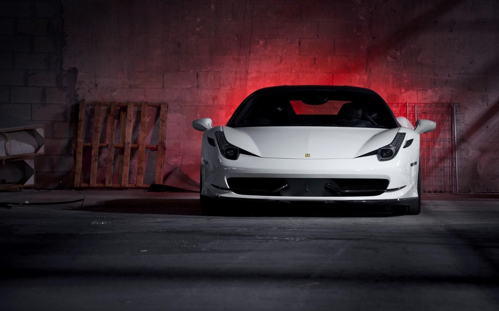 Ferrari 458 Italia White Supercar HD Wallpaper, get it now