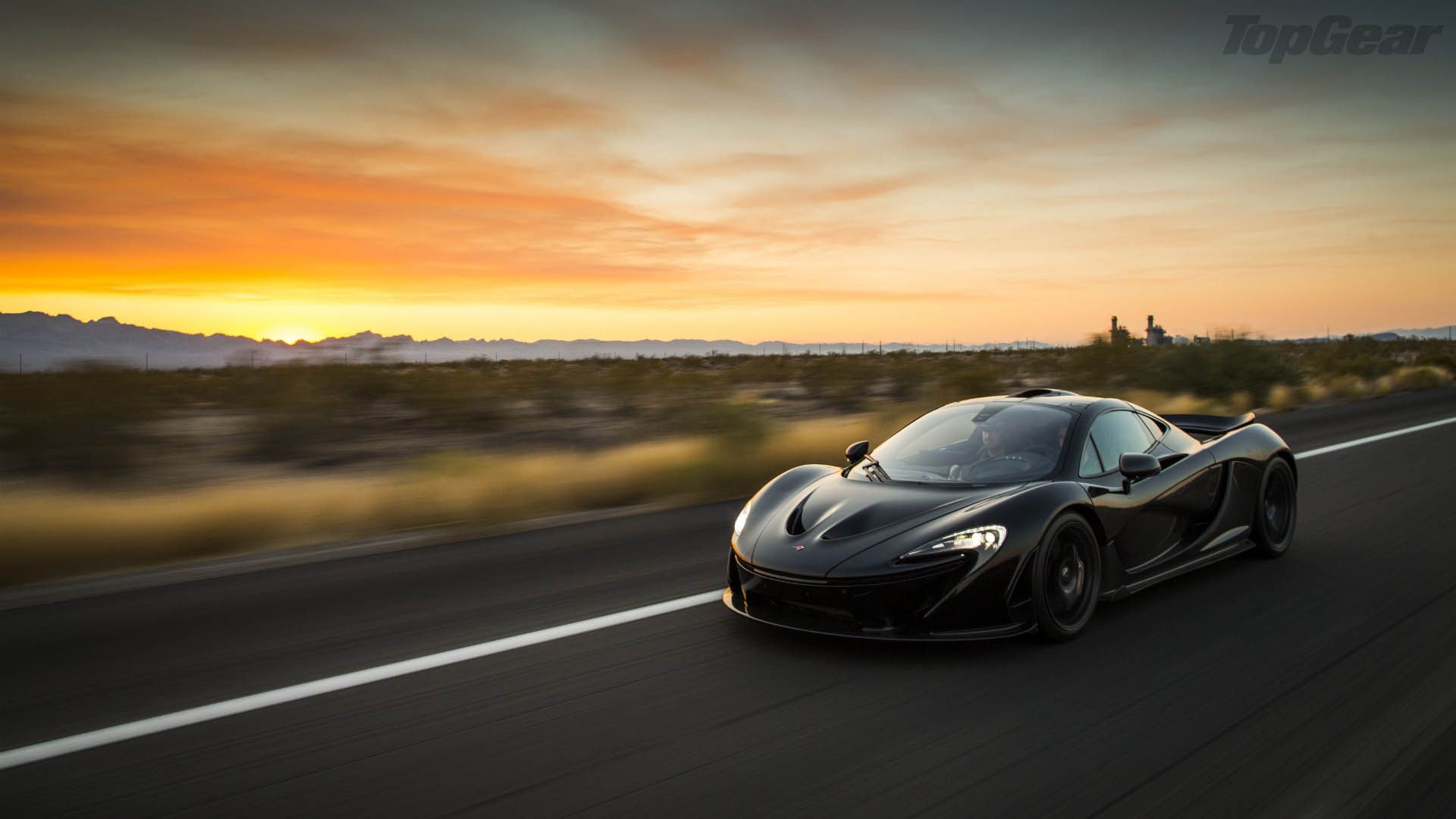 Top Gear Supercar: Black McLaren P1 at Sunrise - 1920x1080 - Full ...
