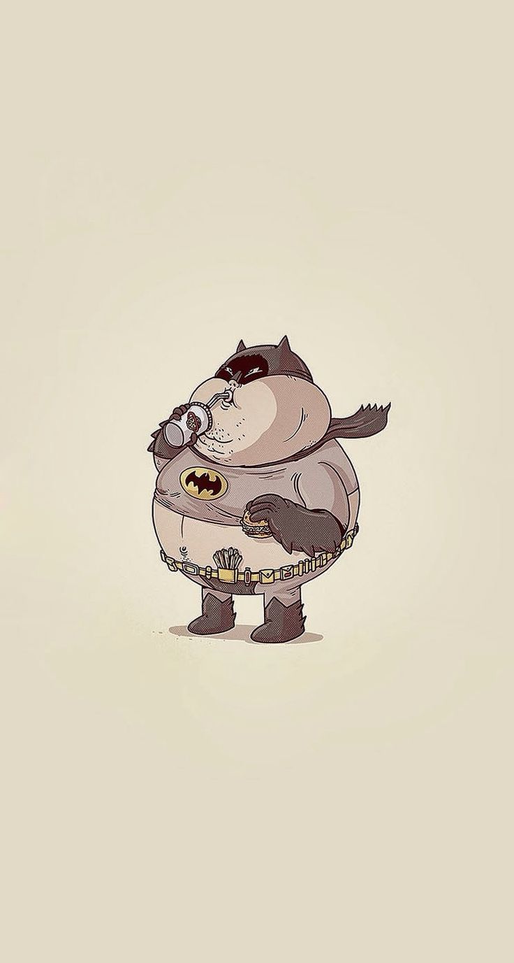Fat Batman #superheroes iPhone wallpaper - @mobile9 | iPhone 6 ...