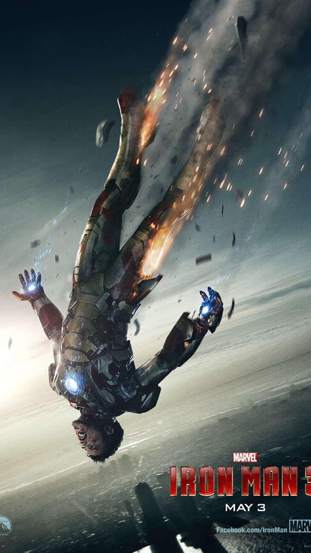 Iron Man 3, superhero iPhone Wallpaper | 640x1136 iPhone 5 (5S ...