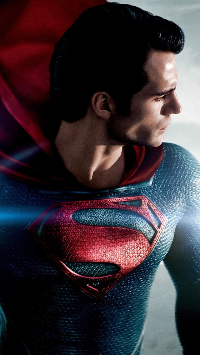 Man of Steel, superhero iPhone Wallpaper | 640x1136 iPhone 5 (5S ...
