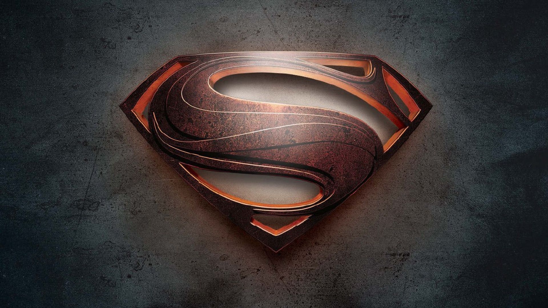 Man of Steel Superman Logo desktop wallpaper WallpaperPixel