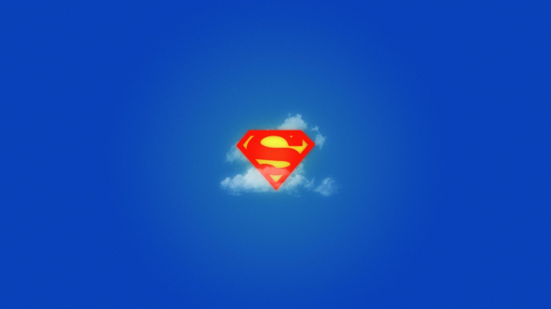 Superman Logo in Clouds Wallpaper - MixHD wallpapers