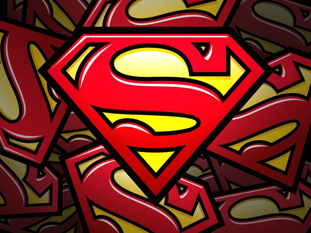 Superman with Logo Desktop HD Wallpaper 971 - Amazing Wallpaperz