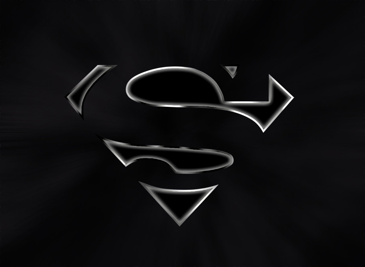 Superman Logo Wallpaper Black | Full HD Wallpapers