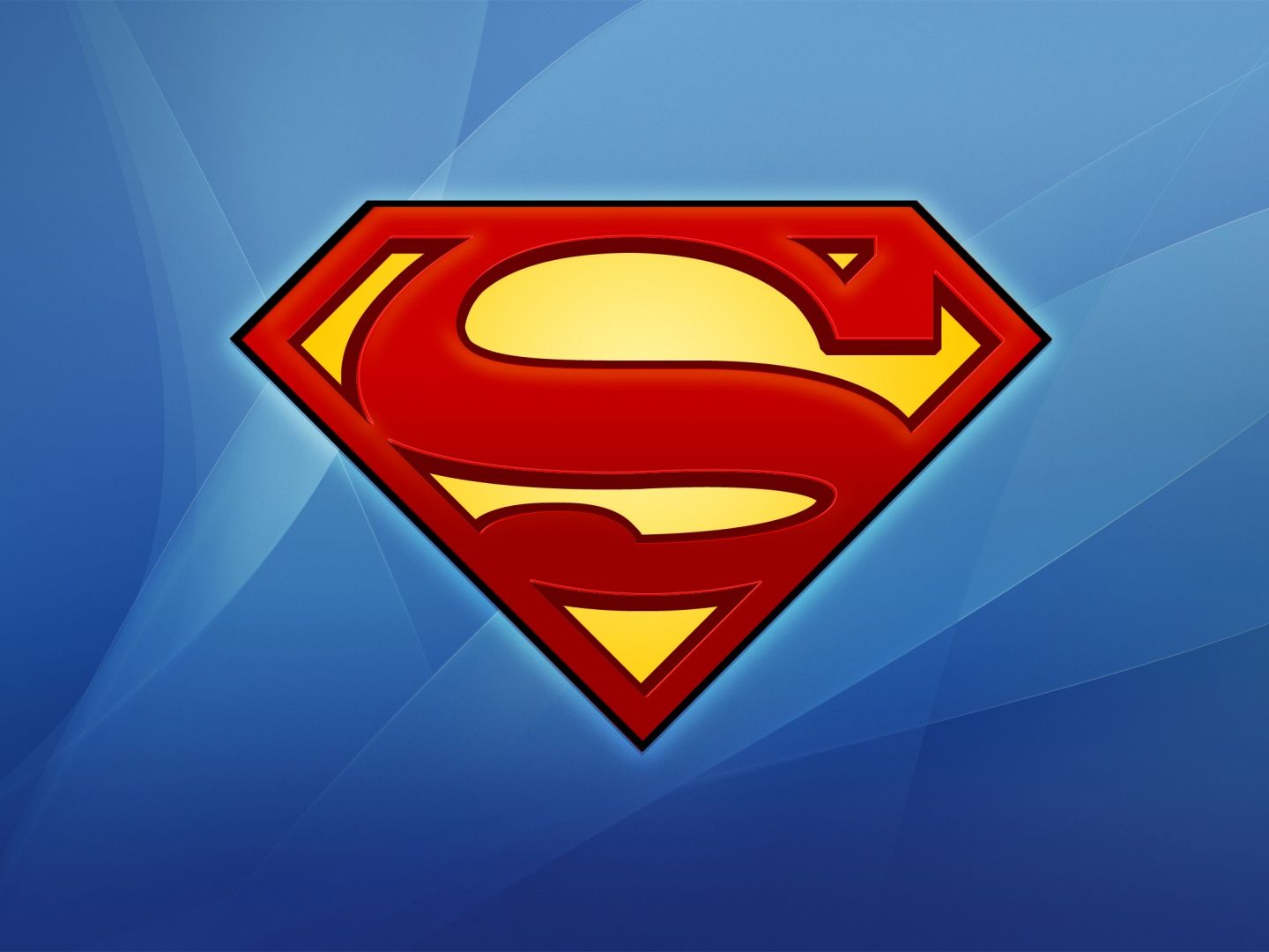 14143) Superman Logo Beautiful Wallpaper - WalOps.com