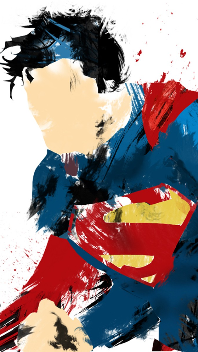 Superman Digital Art iPhone 5 Wallpaper (640x1136)