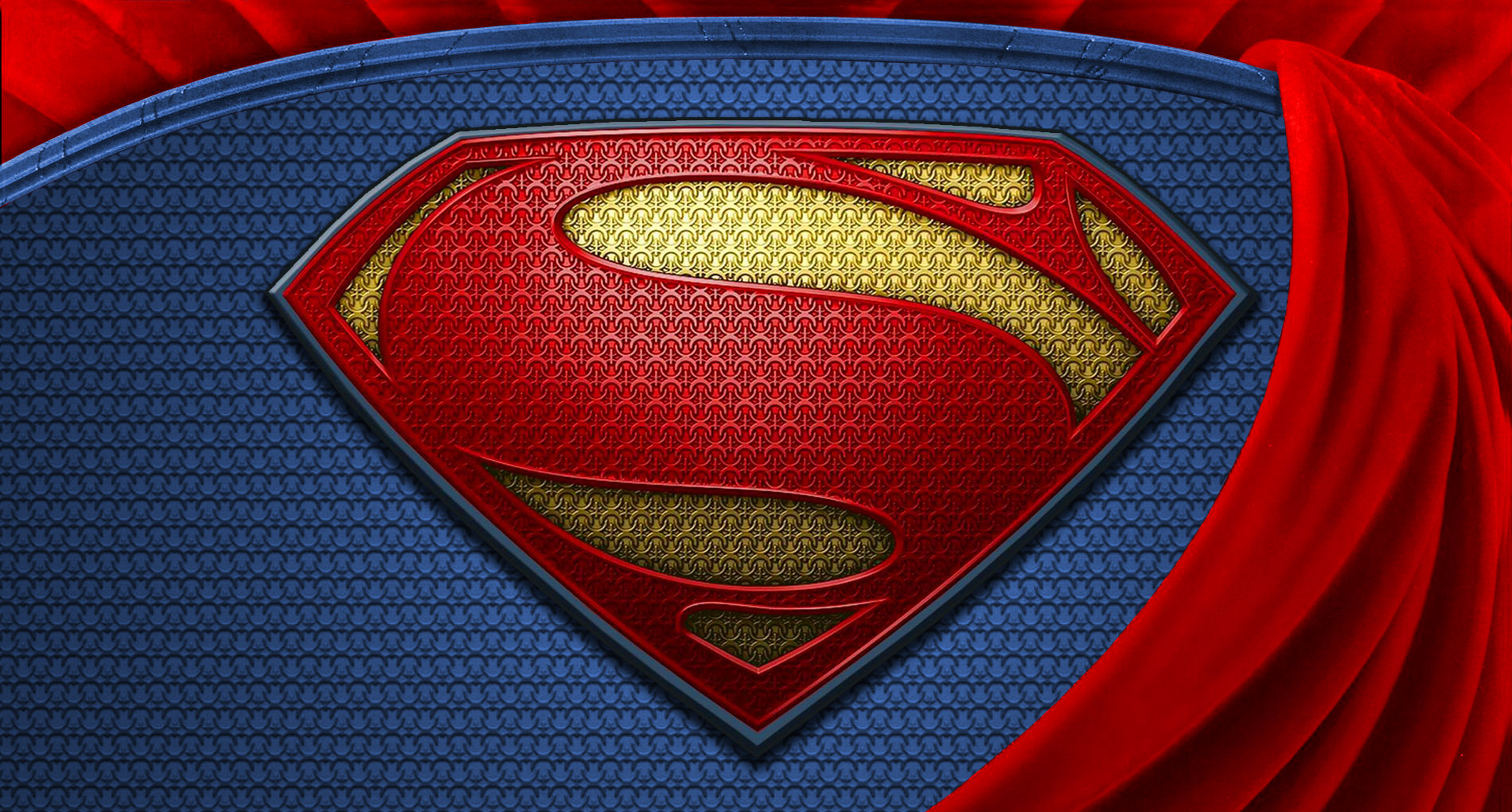 Superman (Man Of Steel) Wallpaper Logo HD by Super-TyBone82 on ...