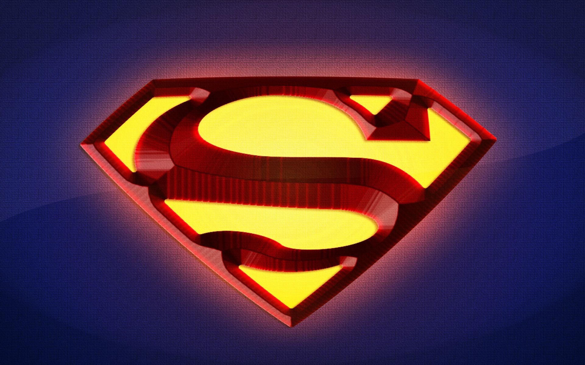 14119) Superman Logo Widescreen Desktop Wallpaper - WalOps.com