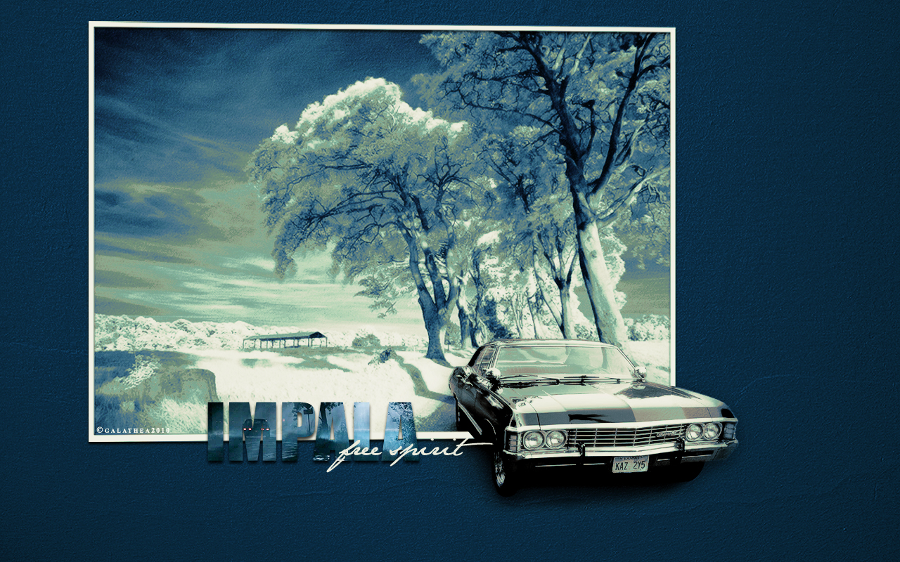 The Impala - Supernatural Wallpaper 29900580 - Fanpop