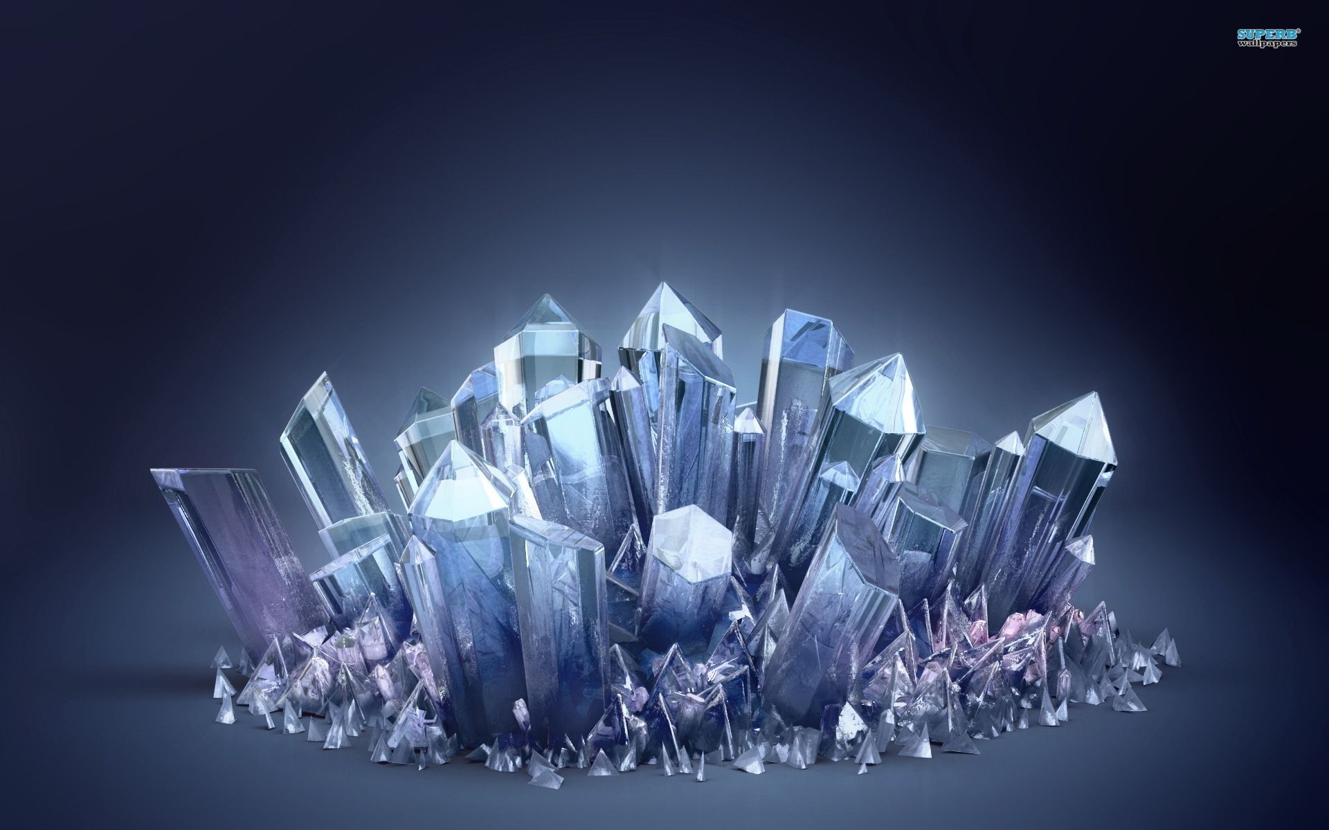 Crystals wallpaper - 3D wallpapers -