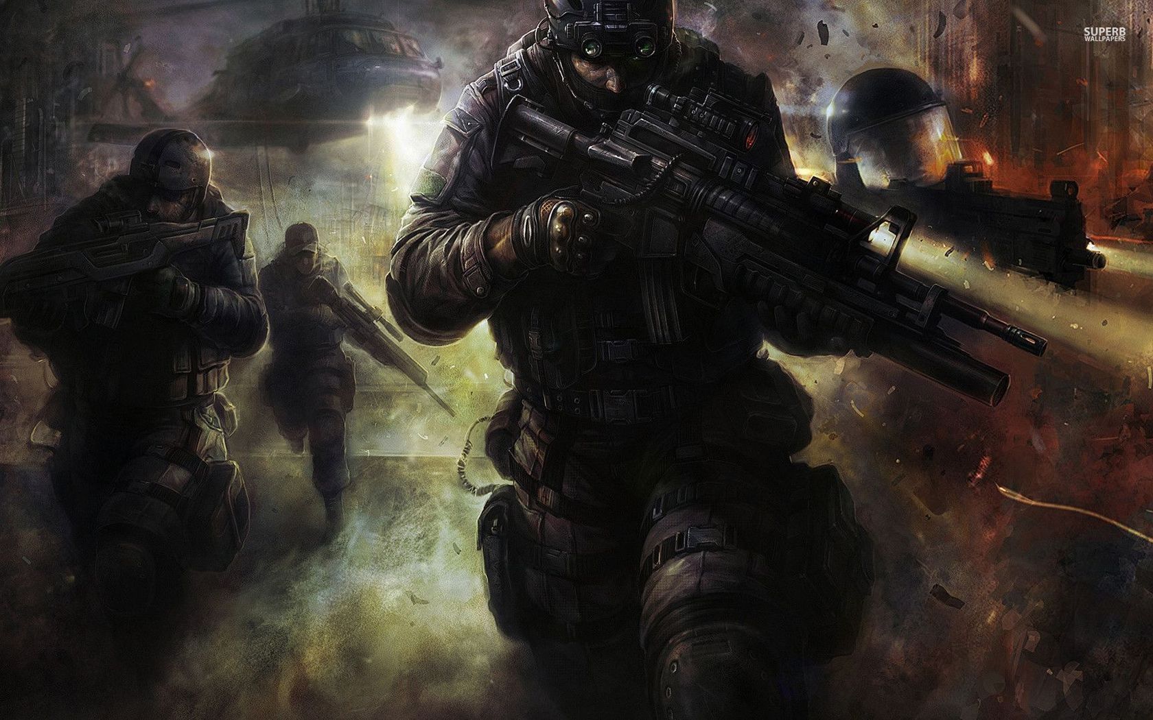 SWAT team wallpaper - Fantasy wallpapers -