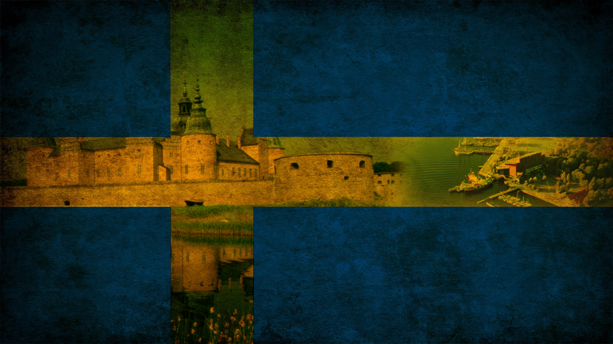 Swedish flag wallpaper by asubadesu on DeviantArt
