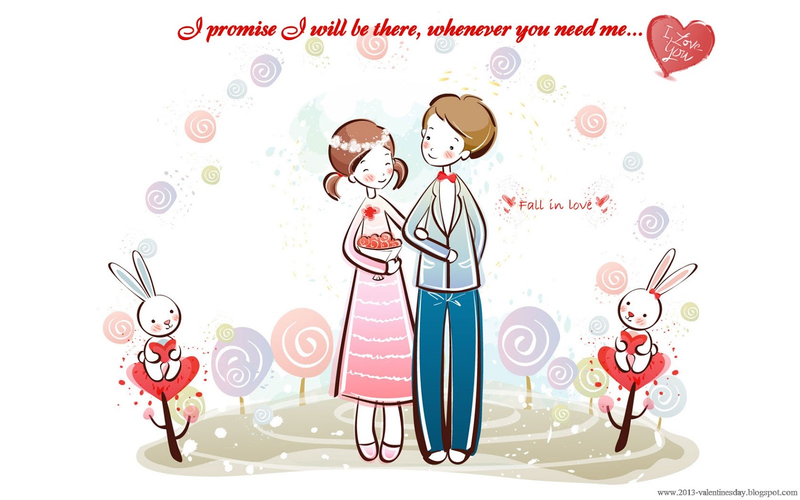 Cute Sweet Cartoon Couple Love Hd Wallpapers 2014 - PetPictures