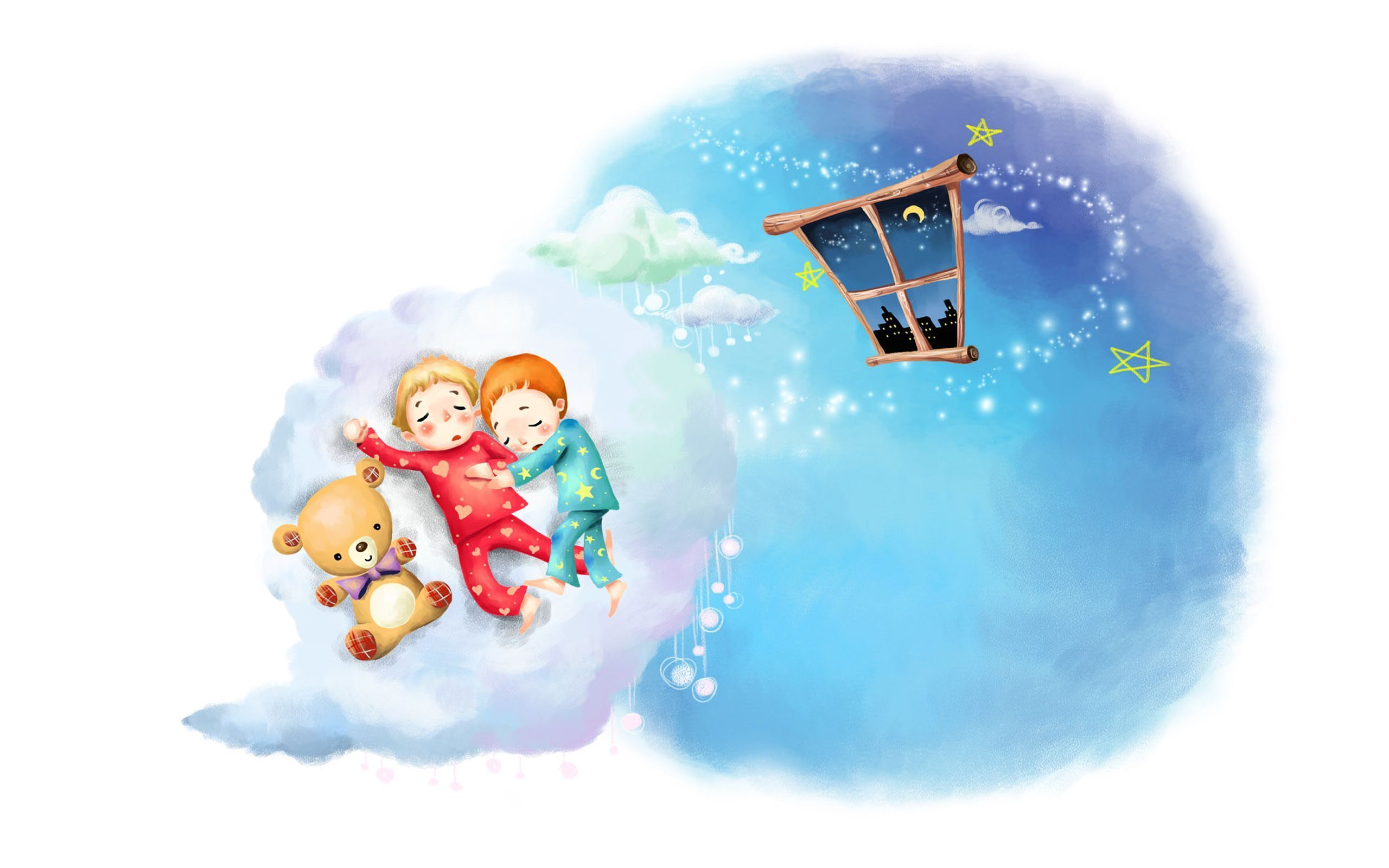 Sweet Dreams Cartoon Wallpaper freecomputerdesktopwallpaper 2560