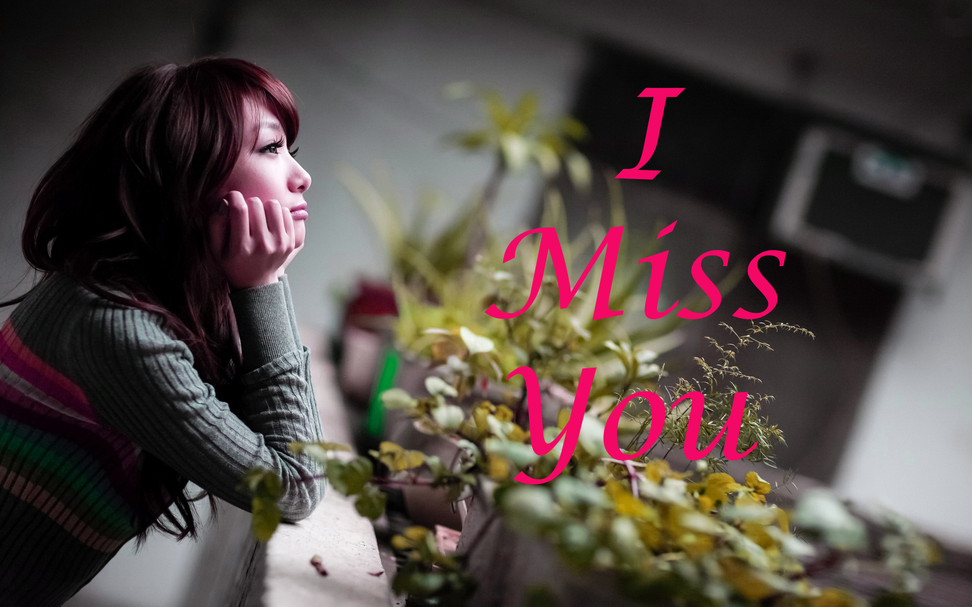 I Miss You love sad sweet girl i miss you wallpapers free download