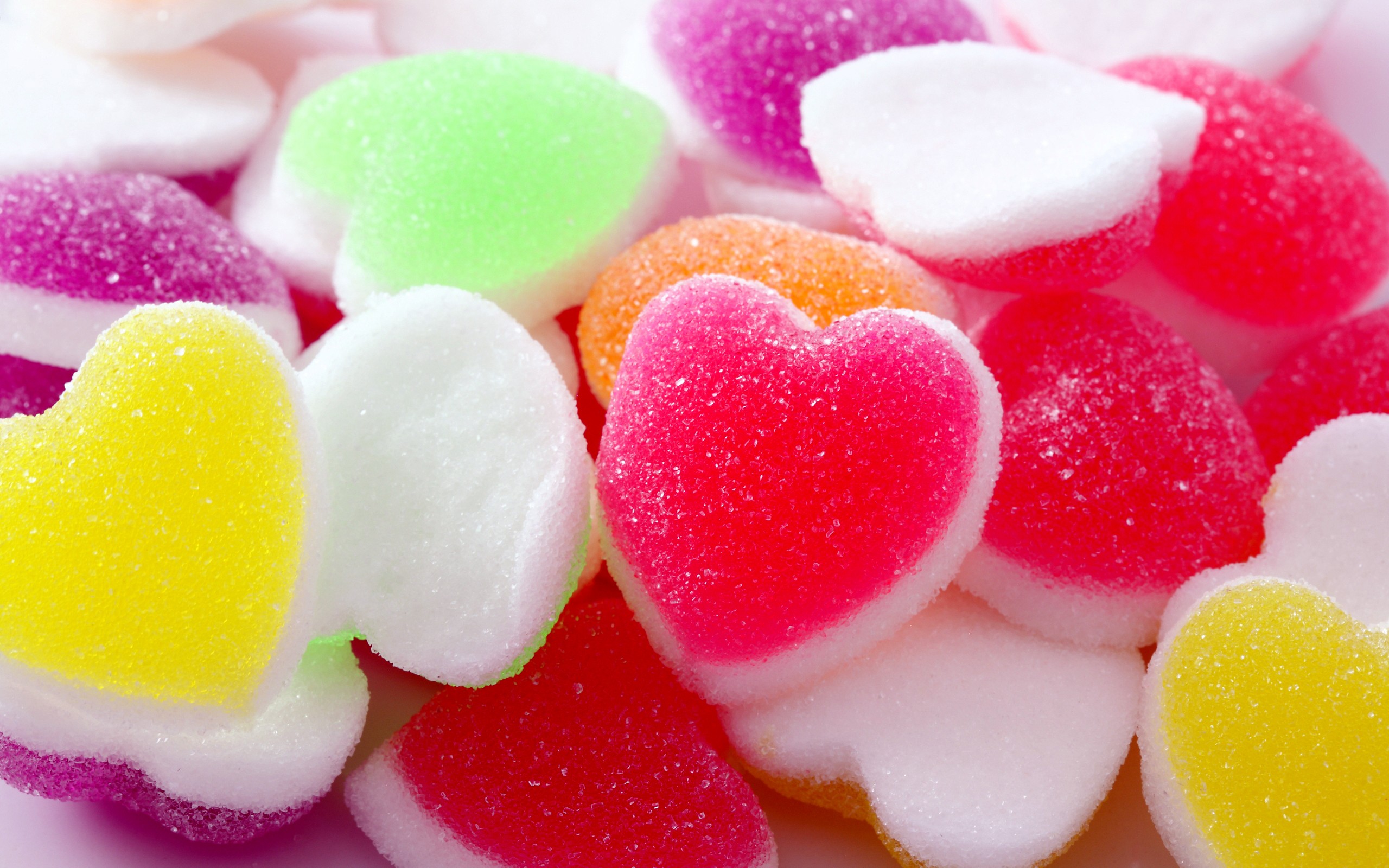 Colourful Cute Love Sweet Candy Wallpaper - HD Wallpapers
