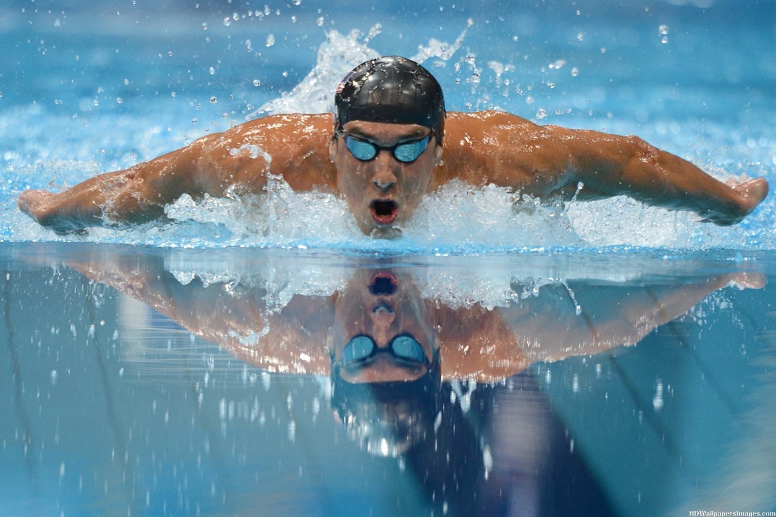 Michael Phelps Swimming - wallpaper.