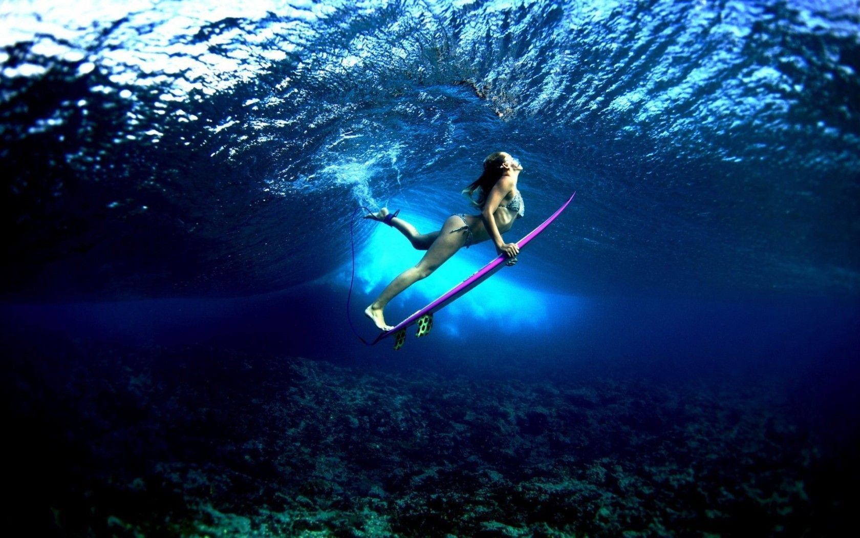 Surf Girl Swimming Wallpaper HD Download Of Surfer Girl