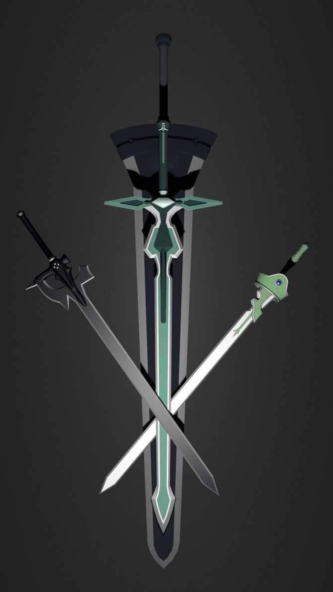 Kirito Swords Wallpaper by NewSin on DeviantArt