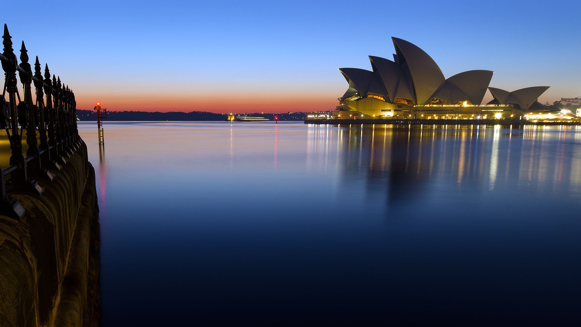 Sydney Opera House Sunset Wallpaper - Travel HD Backgrounds