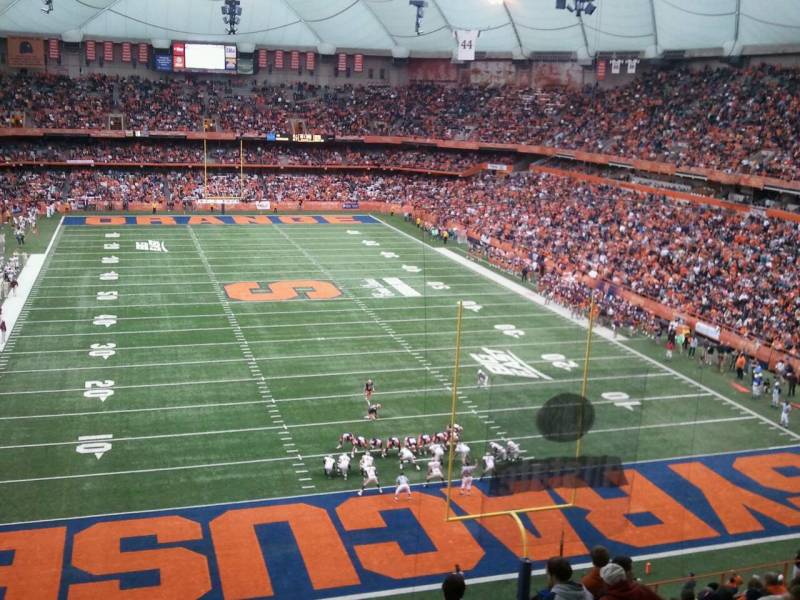 Carrier Dome section 300 - Syracuse Orange vs Boston College
